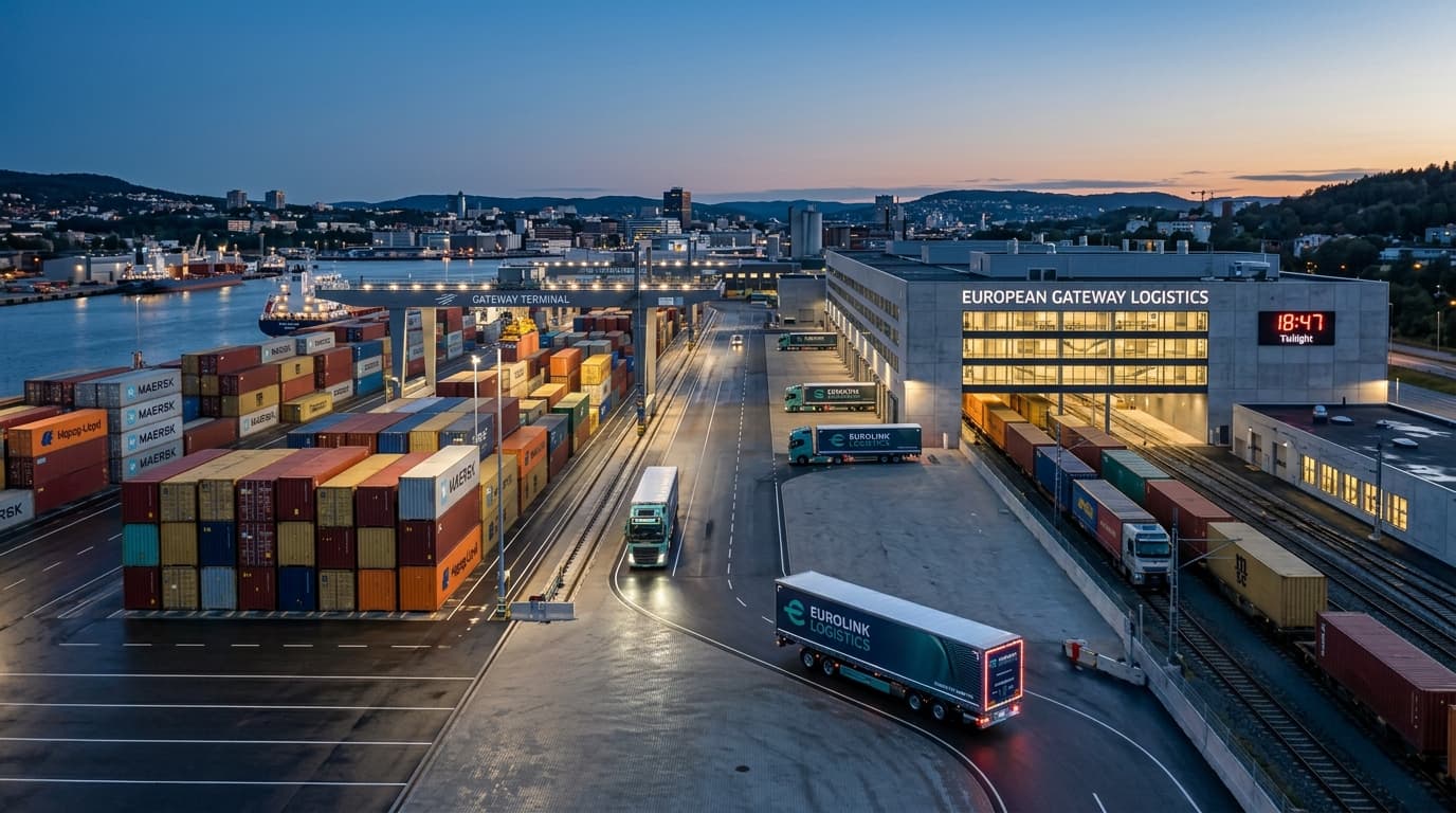 Intermodal freight logistics and carrier dispatch terminal