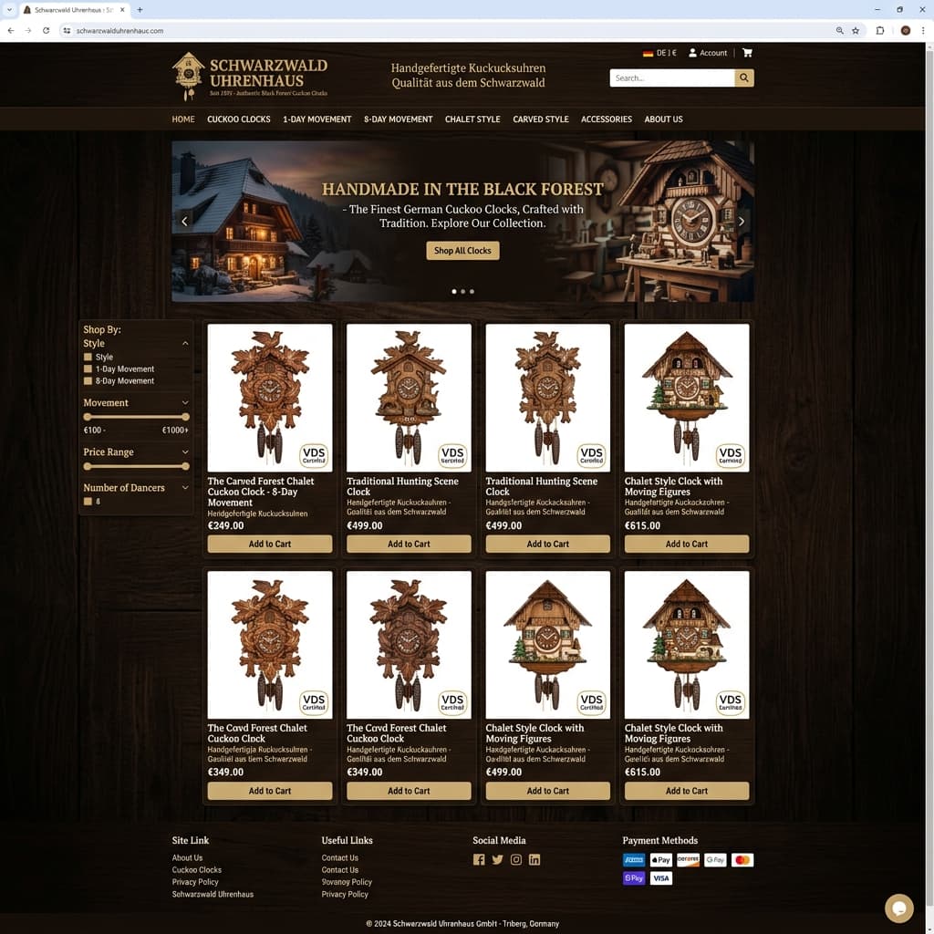 Schwarzwald Craft Clocks