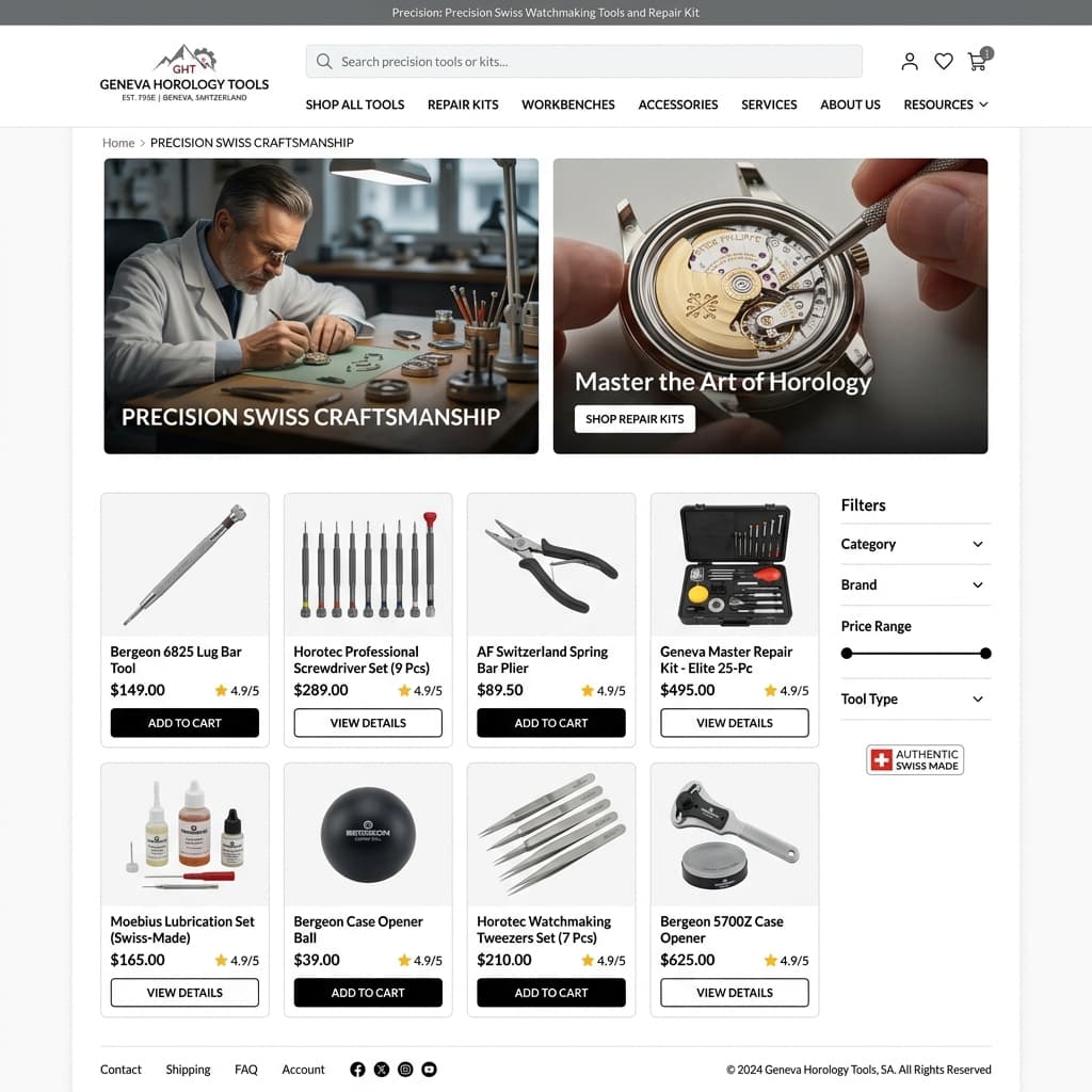 Swiss Watchmaking Supplies